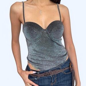 OHS Sparkly Silver Bodysuit ✨